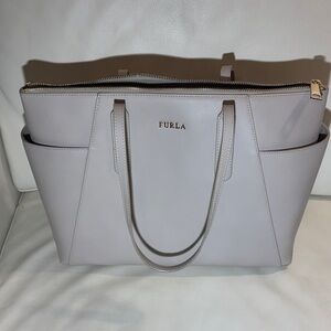 Furla Light Gray Women's Tote Bag